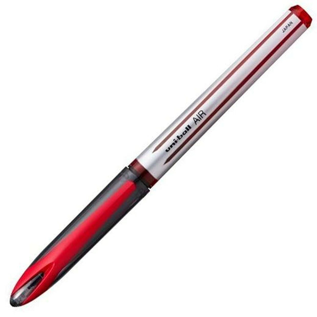 Liquid ink ballpoint pen Uni-Ball Air Micro UBA-188-M Red 12 Units