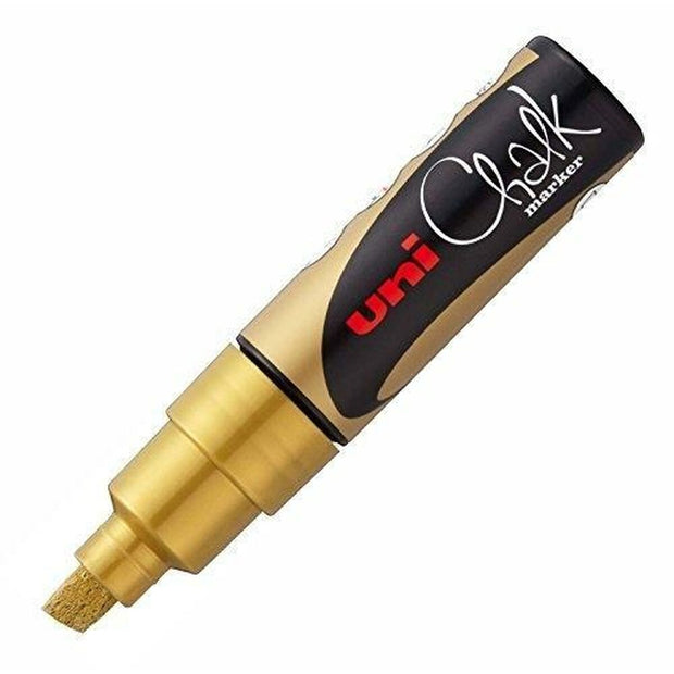 Liquid chalk marker Uni-Ball PWE-8K Golden 6 Units