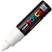 felt-tip pens POSCA PC-7M White 6 Units