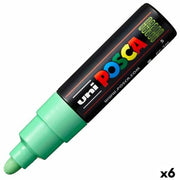 felt-tip pens POSCA PC-7M 6 Units Light Green