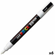 Marker POSCA PC-3M White 6 Units