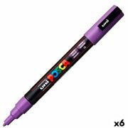 Marker POSCA PC-3M Violet 6 Units