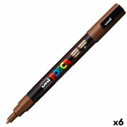 Marker POSCA PC-3M Brown 6 Units