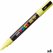 Marker POSCA PC-3ML Yellow 6 Units