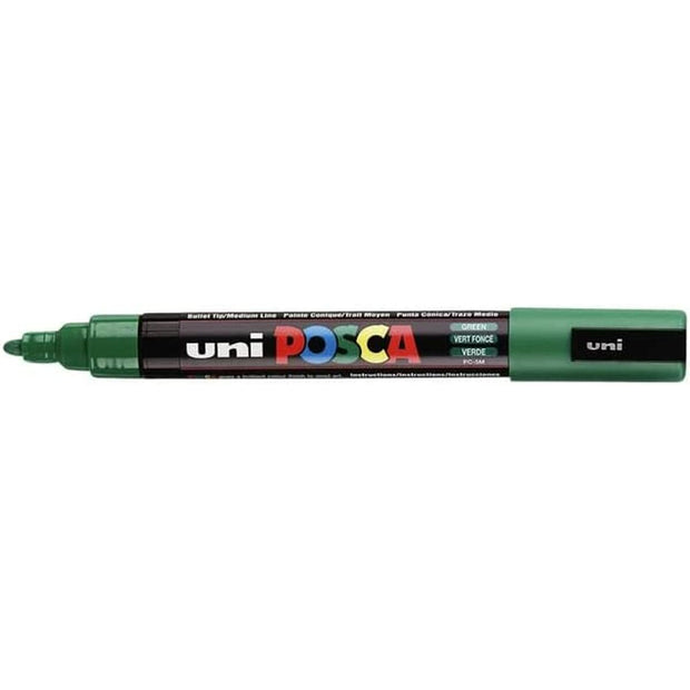 felt-tip pens POSCA PC-5M Green 6 Units