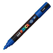 felt-tip pens POSCA PC-5M Blue 6 Units