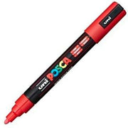 felt-tip pens POSCA PC-5M Red 6 Units