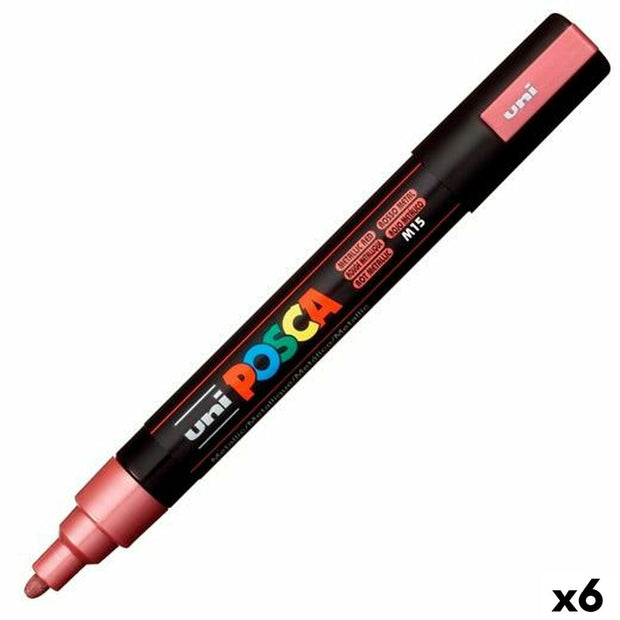Marker POSCA PC-5M metal Red (6 Units)