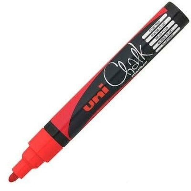 Liquid chalk marker Uni-Ball PWE-5M Red 6 Units