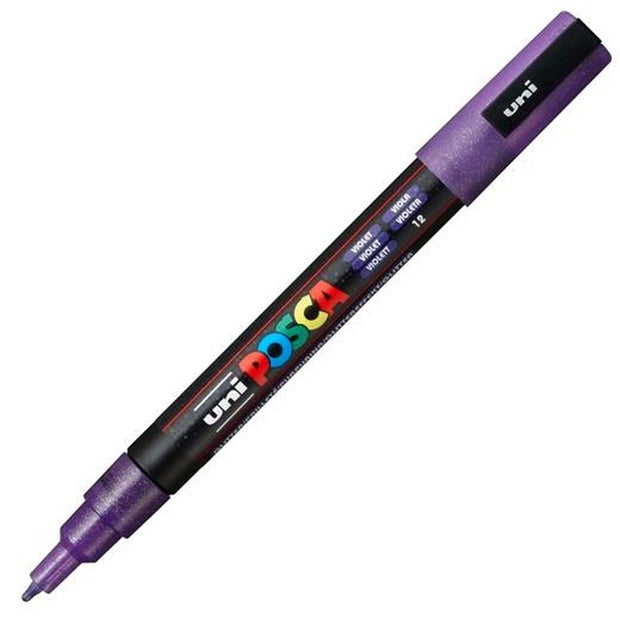 Marker POSCA PC-3ML Glitter Violet 6 Units