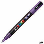 Marker POSCA PC-3ML Glitter Violet 6 Units