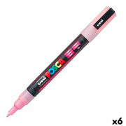 Marker POSCA PC-3ML Glitter Pink 6 Units