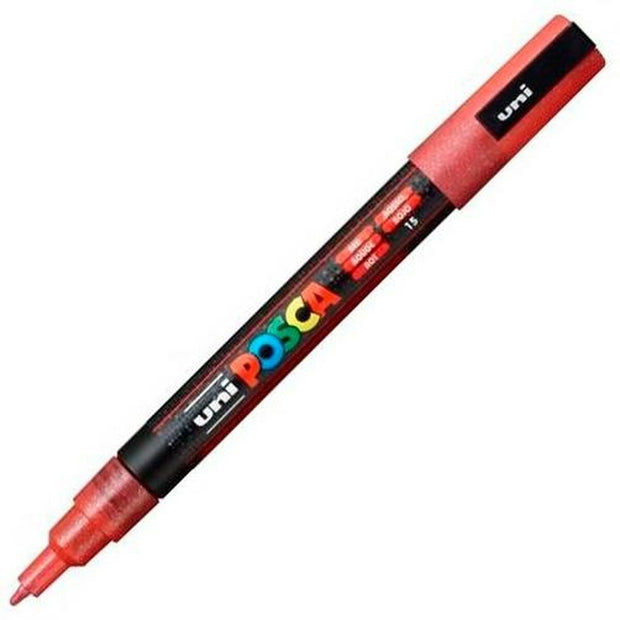 Marker POSCA PC-3ML Glitter Red 6 Units