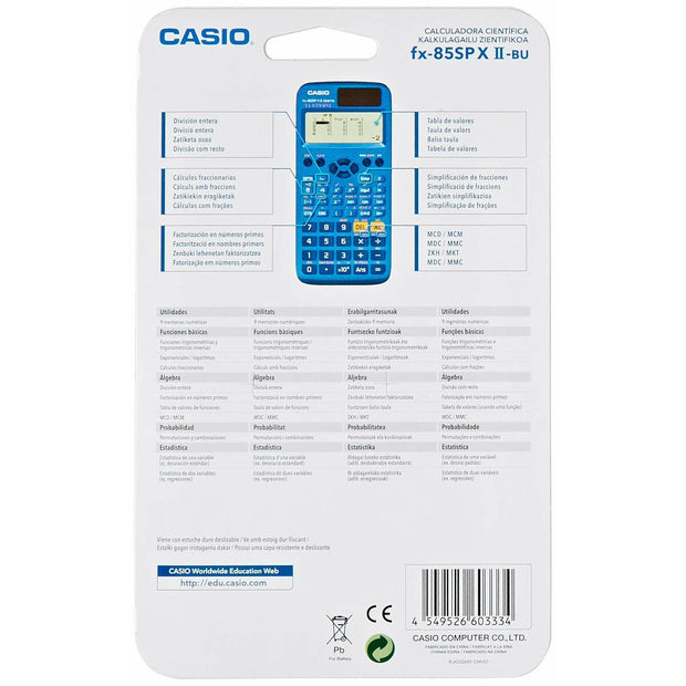 Scientific Calculator Casio FX-85SPX-II Blue