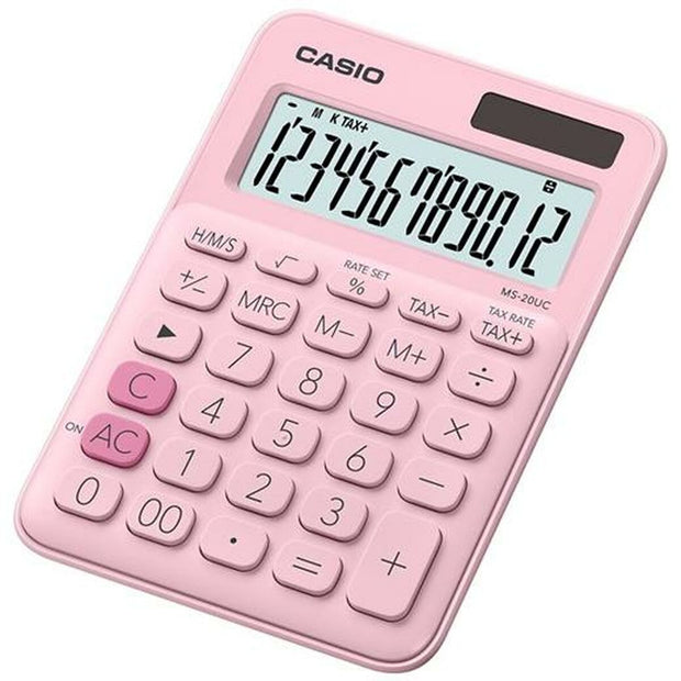 Calculator Casio MS-20UC Pink (2,3 x 10,5 x 14,95 cm)