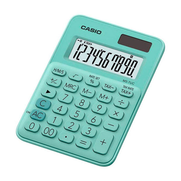 Calculator Casio MS-7UC Green Plastic