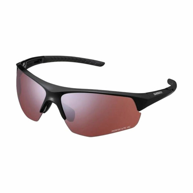 Unisex-Sonnenbrille Shimano Twinspark Rodescape Einheitsgröße Radfahren Schwarz