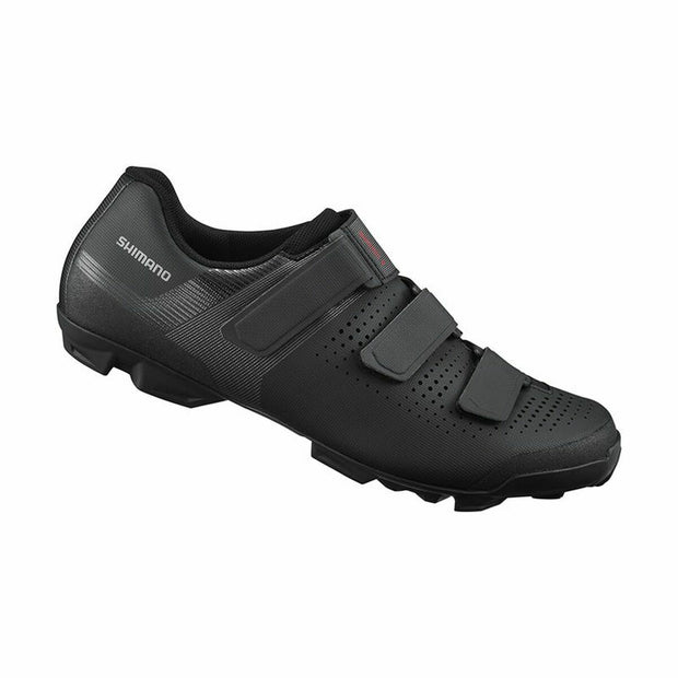 Radfahren Schuhe Shimano MTB XC100 Schwarz Herren