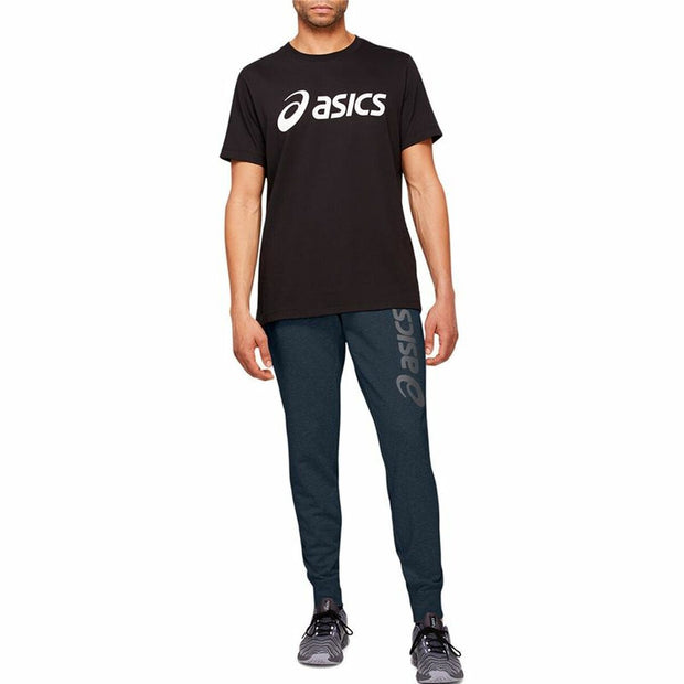 Lange Sporthose Asics Big Logo Dunkelblau Herren