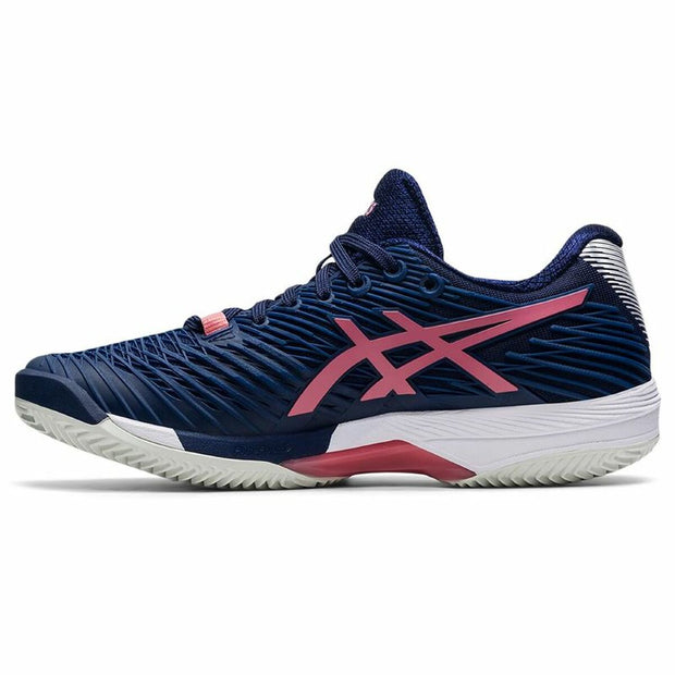 Tennisschuhe für Frauen Asics Solution Speed FF 2 Dunkelblau