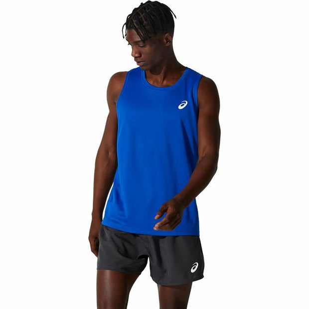 Tanktop Mann Asics Core Singlet Blau