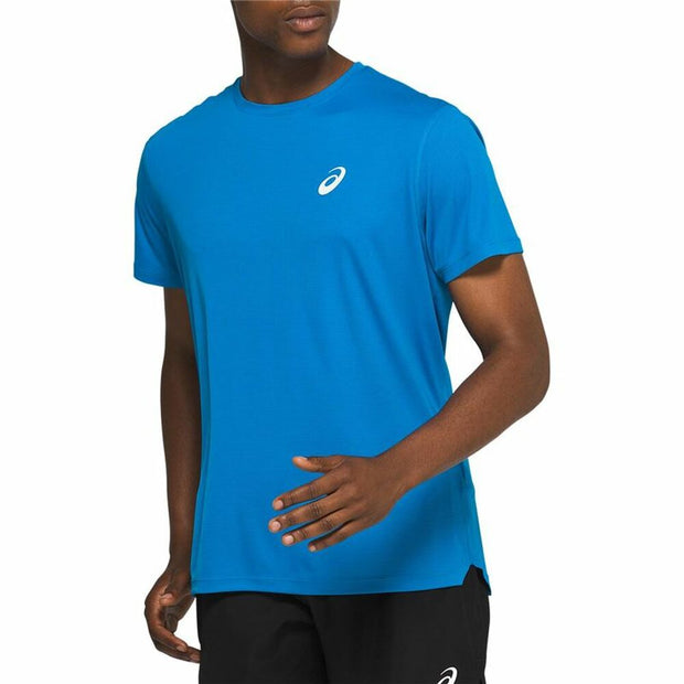 Herren Kurzarm-T-Shirt Asics Core SS M Blau Indigo