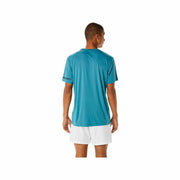 Herren Kurzarm-T-Shirt Asics Blau