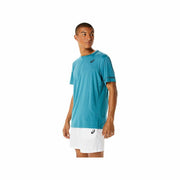 Herren Kurzarm-T-Shirt Asics Blau