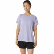 Damen Kurzarm-T-Shirt Asics Core Lila
