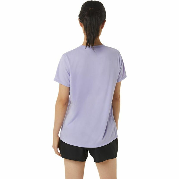 Damen Kurzarm-T-Shirt Asics Core Lila