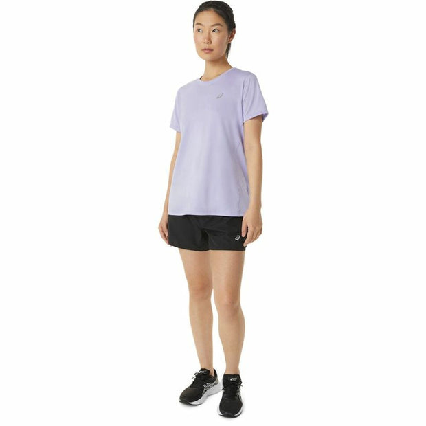 Damen Kurzarm-T-Shirt Asics Core Lila
