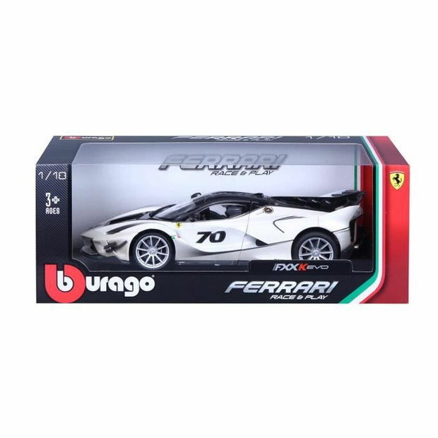 Racing car Bburago Ferrari FXX K Evo 1/8 Car White