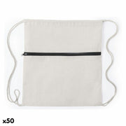 Rucksacktasche mit Bändern Walk Genie 145723 100 % Baumwolle (50 Stück)