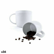 Keramiktasse 144749 Weiß (380 ml) (36 Stück)