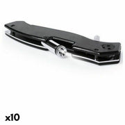 Messer mit LED-Taschenlampe 147340 Schwarz (10 Stück)