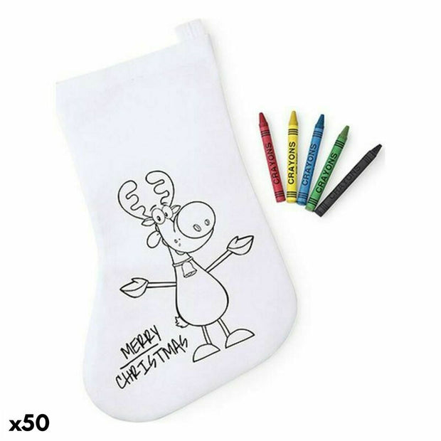 Christmas Stocking to Colour In 145141 (50 Units)
