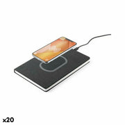 Note Block with Qi Wireless Charger 146185 Black (20 Units)