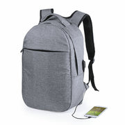 Laptop- und Tablet-Rucksack mit USB-Anschluss 146215 Grau (40 Stück)