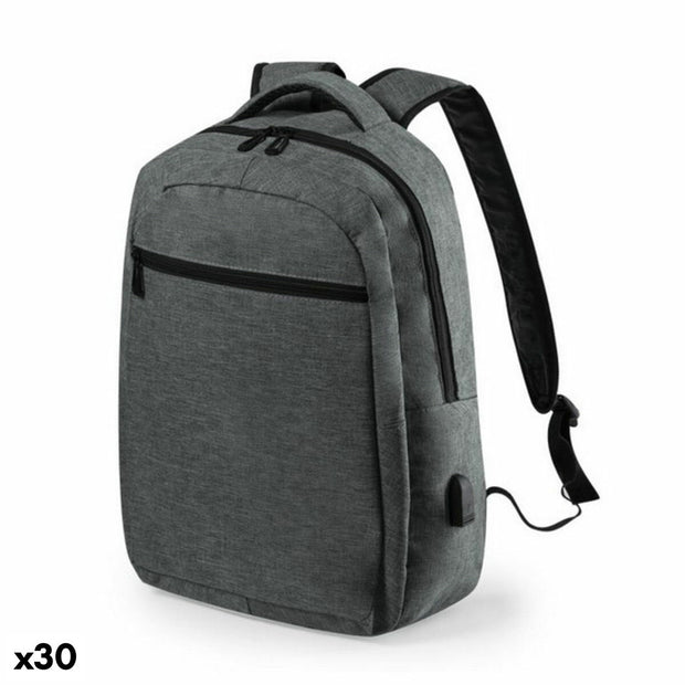 Tasche für Laptop und Tablet Walk Genie 146453 Grau Polyester 600D (30 Stück)