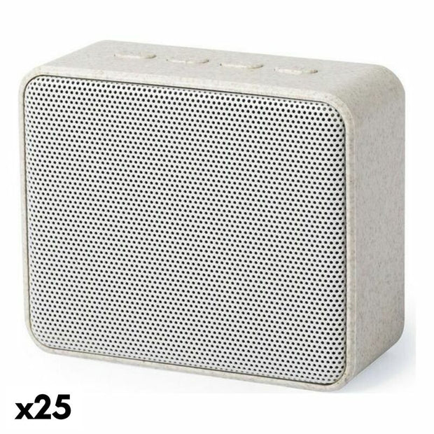 Bluetooth Speakers Xtra Battery 146541 ABS Wheat straw (25 Units)