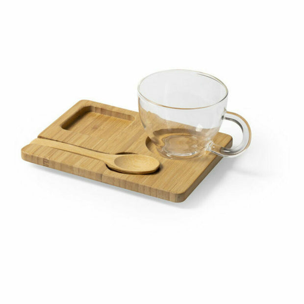 Tasse mit Untertasse 146482 Bambus (180 ml) (50 Stück)