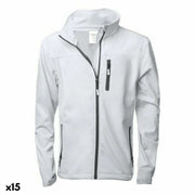 Sportjacke 146463 Wasserfest Weiß (15 Stück)