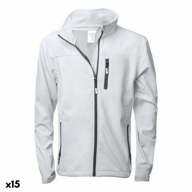 Sportjacke 146463 Wasserfest Weiß (15 Stück)