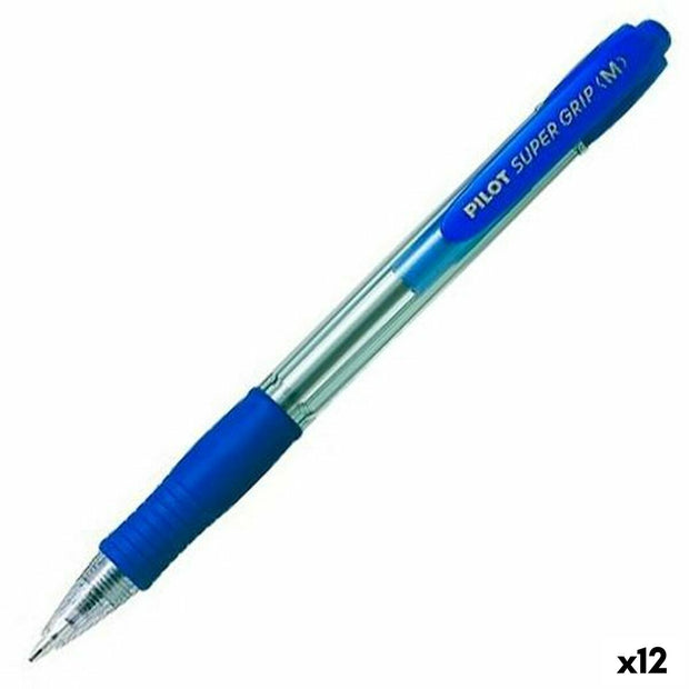 Pen Pilot Supergrip Blue 0,4 mm (12 Units)
