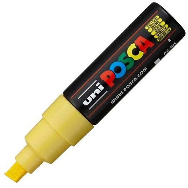 felt-tip pens POSCA PC-8K Yellow 6 Units