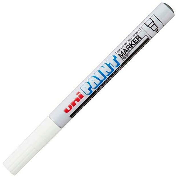 Permanent marker Uni-Ball Paint PX-21L White 12 Units