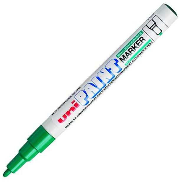 Permanent marker Uni-Ball Paint PX-21L Green 12 Units