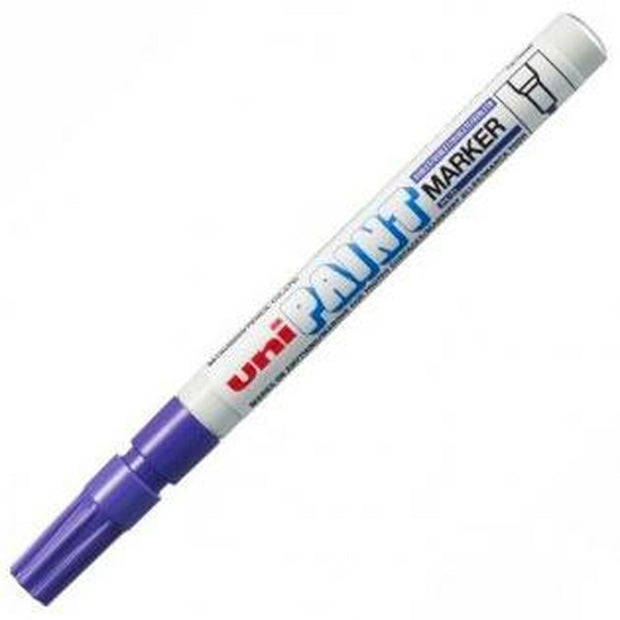 Permanent marker Uni-Ball Paint PX-21L Violet 12 Units