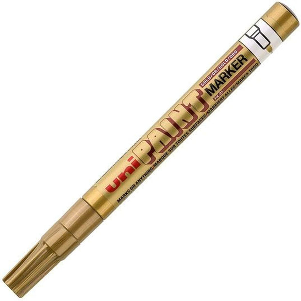 Permanent marker Uni-Ball Paint PX-21L Gold 12 Units