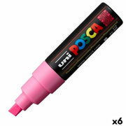 felt-tip pens POSCA PC-8K Pink 6 Units